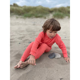 NEW! Coral Waffle Cotton Set