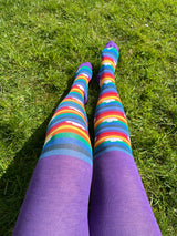 Adult Technicolour Tights - Slugs & Snails
