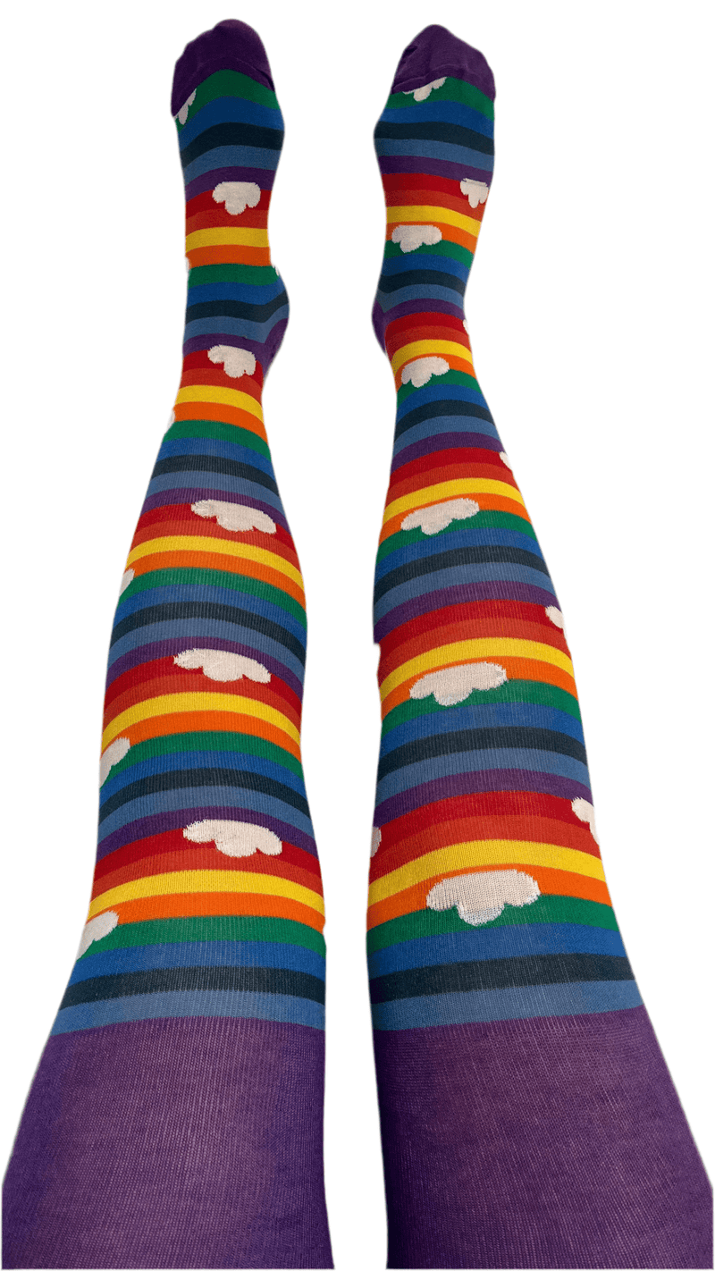 Adult Technicolour Tights - Slugs & Snails