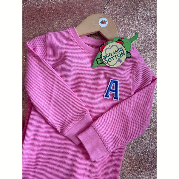 Alphabet Iron On Patches - Varsity Letters 2 - Slugs & Snails