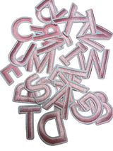 Alphabet Iron On Patches - Varsity Letters Medium 3.7cm - Slugs & Snails