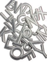 Alphabet Iron On Patches - Varsity Letters Medium 3.7cm - Slugs & Snails