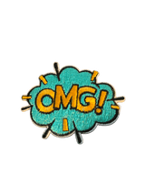 Cartoon Speech Bubble Iron on Patches - Slugs & Snails