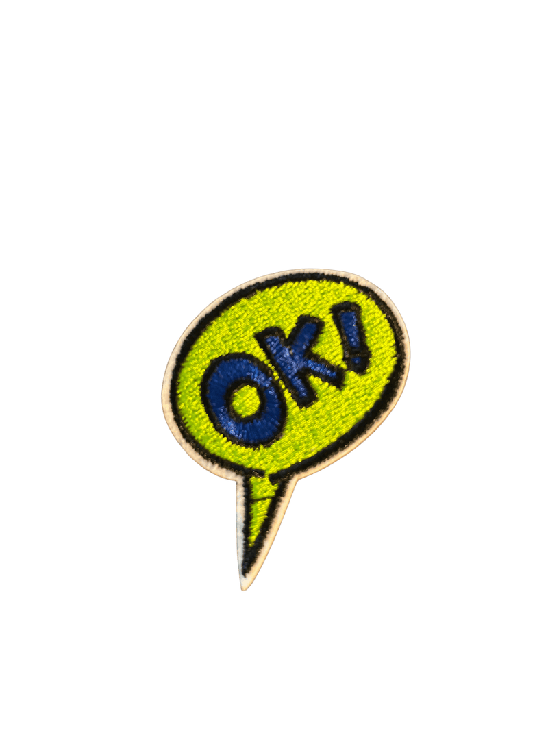 Cartoon Speech Bubble Iron on Patches - Slugs & Snails