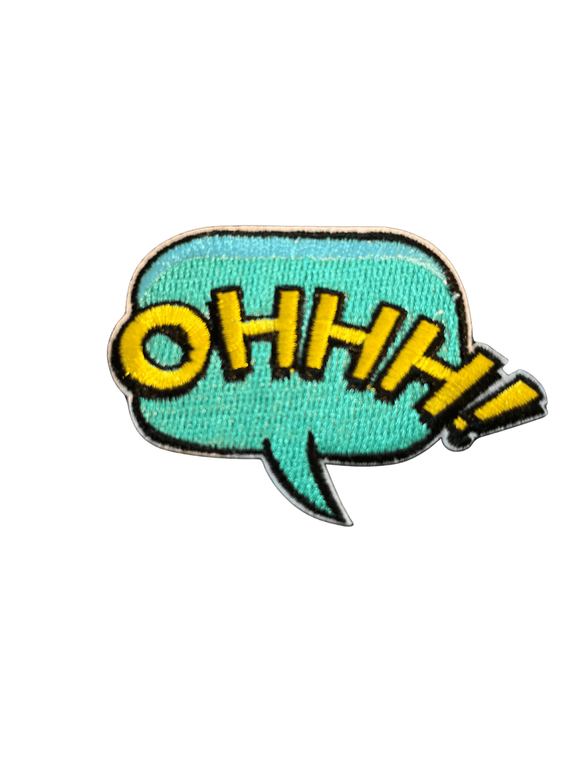 Cartoon Speech Bubble Iron on Patches - Slugs & Snails