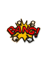 Cartoon Speech Bubble Iron on Patches - Slugs & Snails