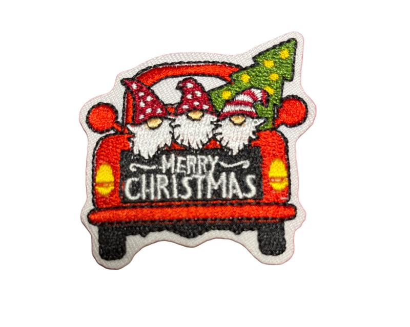 Christmas Iron on Patches - Slugs & Snails
