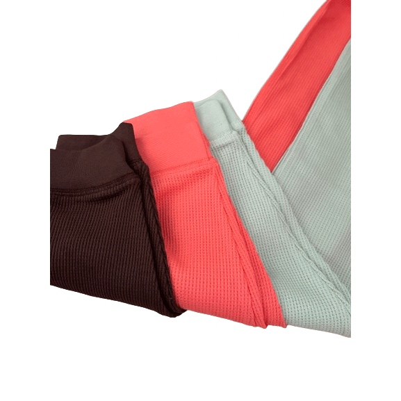 Coral Waffle Cotton Set - Slugs & Snails