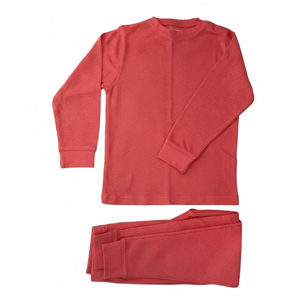 Coral Waffle Cotton Set - Slugs & Snails