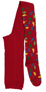 Dino Organic Cotton Adult Tights - Dinosaur Design - Slugs & Snails
