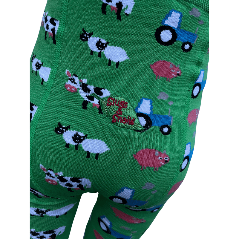 Farm Kids Tights - Slugs & Snails