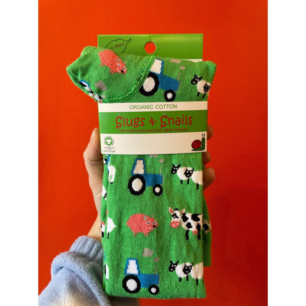 Farm Kids Tights - Slugs & Snails