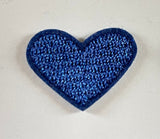 Hearts Iron On Patches - small - Slugs & Snails