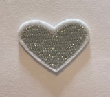 Hearts Iron On Patches - small - Slugs & Snails