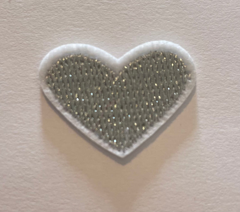 Hearts Iron On Patches - small - Slugs & Snails