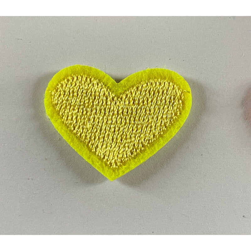 Hearts Iron On Patches - small - Slugs & Snails