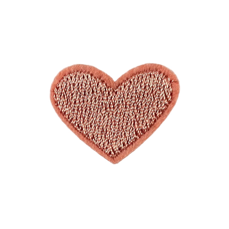 Hearts Iron On Patches - small - Slugs & Snails