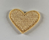 Hearts Iron On Patches - small - Slugs & Snails
