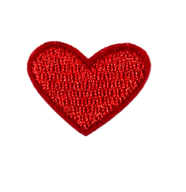 Hearts Iron On Patches - small - Slugs & Snails