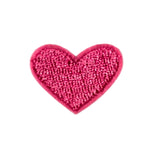 Hearts Iron On Patches - small - Slugs & Snails