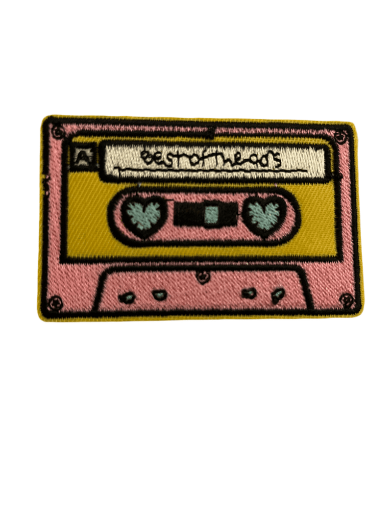 Large Cassette Tape Iron on Patches - Slugs & Snails