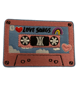 Large Cassette Tape Iron on Patches - Slugs & Snails