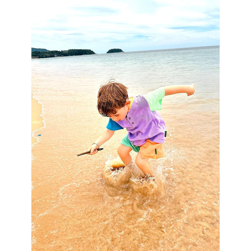 LIMITED EDITION 90’s Dayglow SHORTEE Waffle Cotton Set - Slugs & Snails