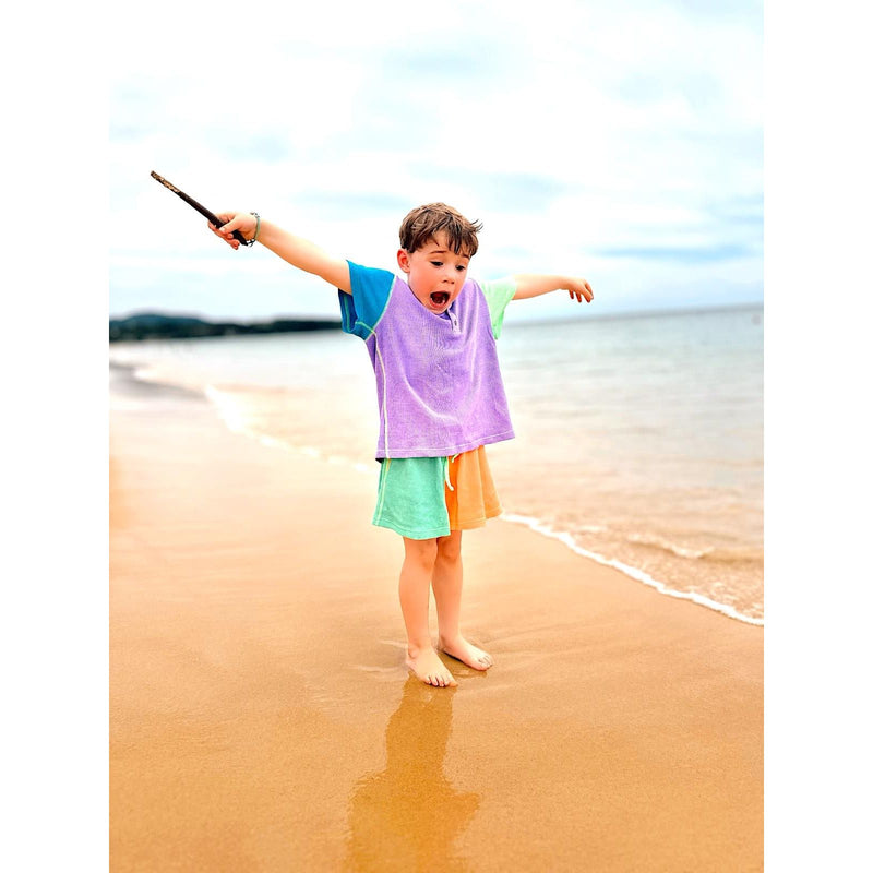 LIMITED EDITION 90’s Dayglow SHORTEE Waffle Cotton Set - Slugs & Snails