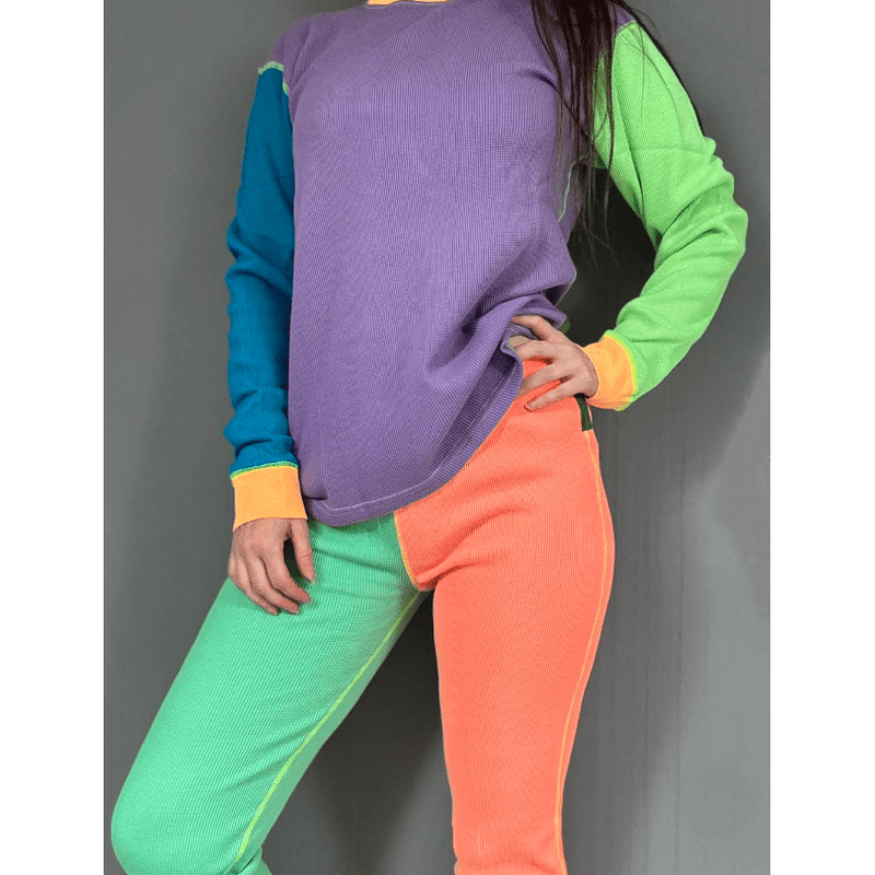 Limited Edition 90’s Dayglow Waffle Cotton Set - Slugs & Snails