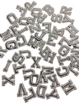 Mini Varsity Iron On Letters (2cm) - Slugs & Snails