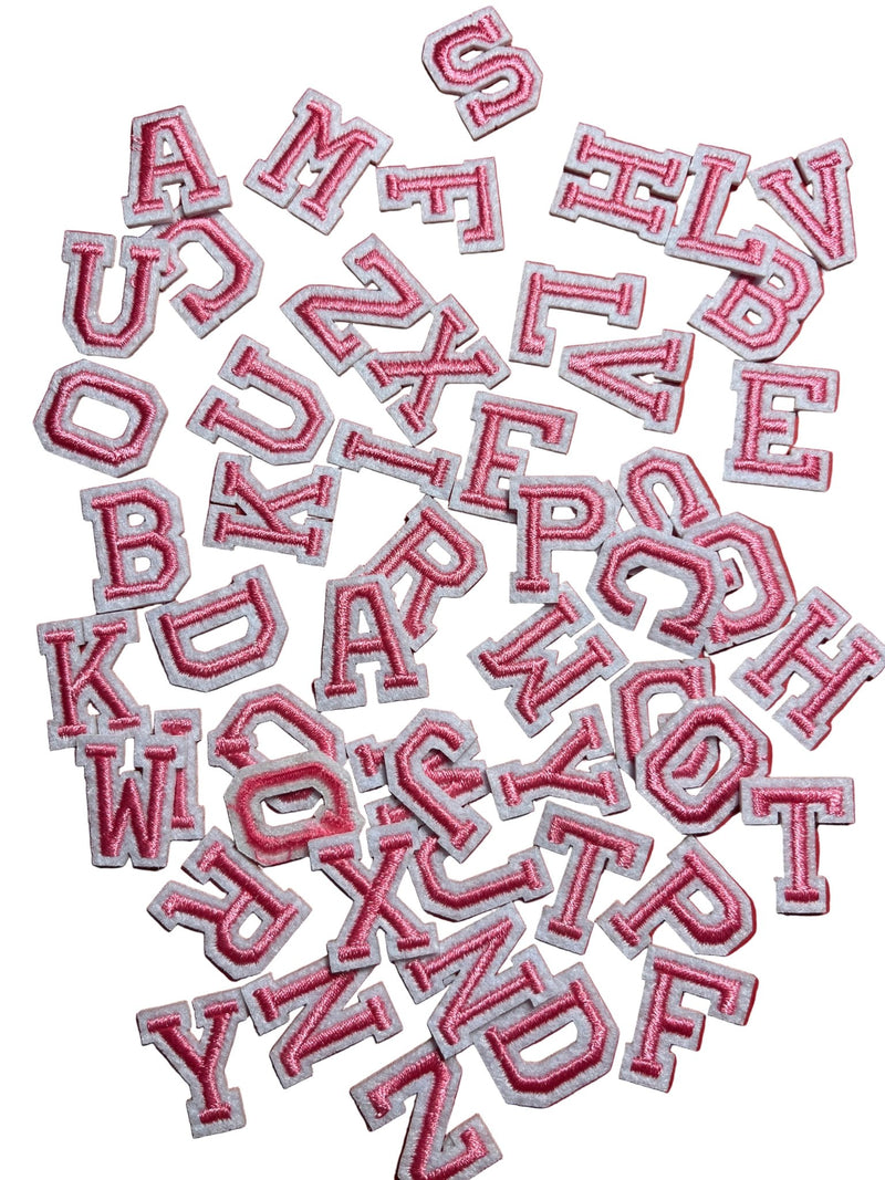 Mini Varsity Iron On Letters (2cm) - Slugs & Snails