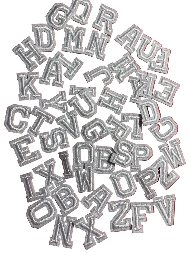 Mini Varsity Iron On Letters (2cm) - Slugs & Snails