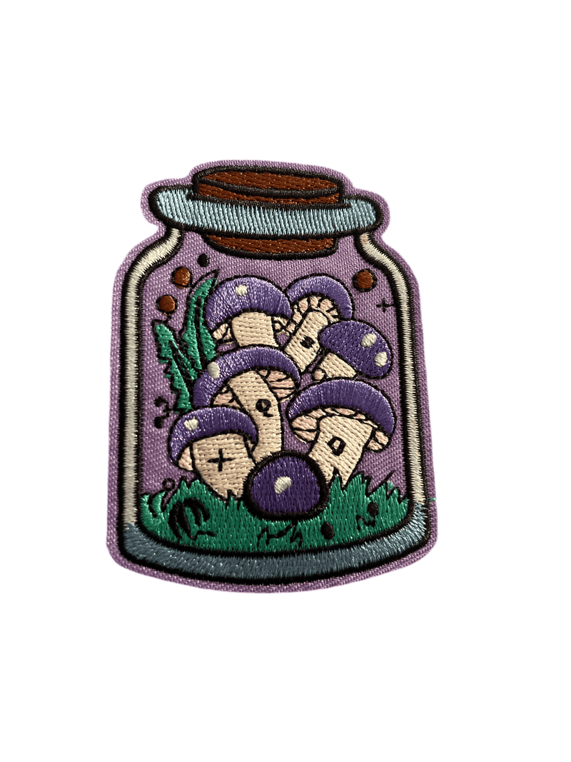 Mushroom and Toadstool Iron on Patches - Slugs & Snails