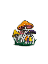 Mushroom and Toadstool Iron on Patches - Slugs & Snails