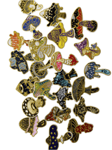 Mushroom and Toadstool Iron on Patches - Slugs & Snails