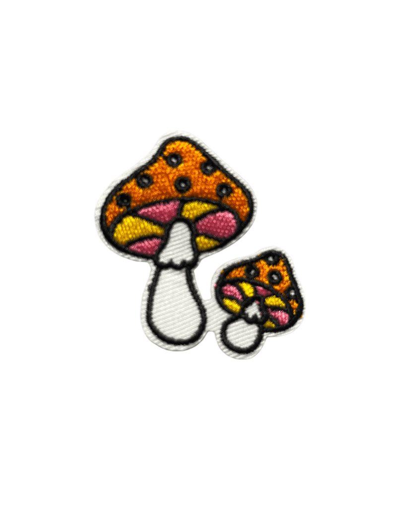 Mushroom and Toadstool Iron on Patches - Slugs & Snails