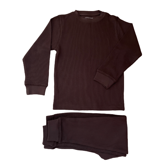 NEW! Chocolate Waffle Cotton Set - Slugs & Snails