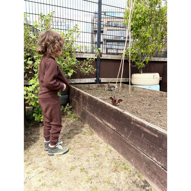 NEW! Chocolate Waffle Cotton Set - Slugs & Snails