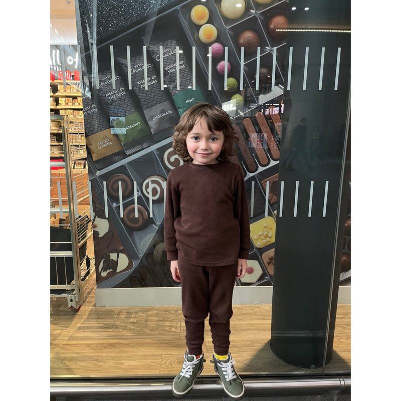 NEW! Chocolate Waffle Cotton Set - Slugs & Snails