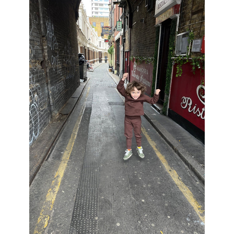 NEW! Chocolate Waffle Cotton Set - Slugs & Snails