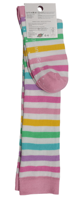 Pastel Stripe Organic Knee Socks - Kids Sizes - Slugs & Snails