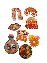 Peace/Hippy Bundle Iron on Patches - Slugs & Snails