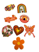 Peace/Hippy Bundle Iron on Patches - Slugs & Snails