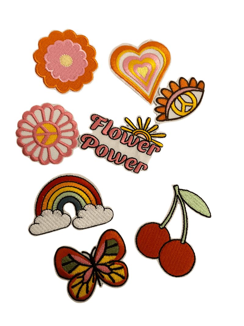 Peace/Hippy Bundle Iron on Patches - Slugs & Snails