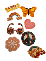 Peace/Hippy Bundle Iron on Patches - Slugs & Snails