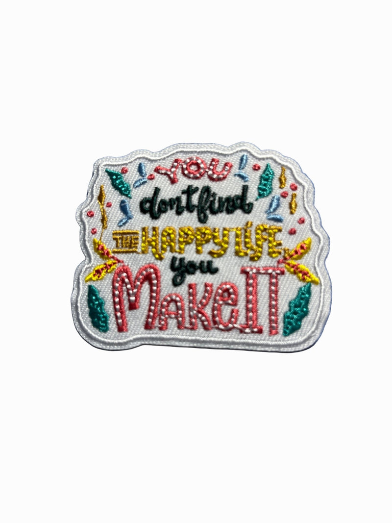 “Quotes and Sayings” Iron on Patches - Slugs & Snails