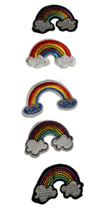 Rainbow Iron on Patches - Slugs & Snails