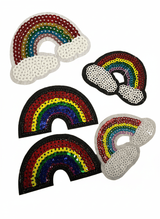 Rainbow Iron on Patches - Slugs & Snails