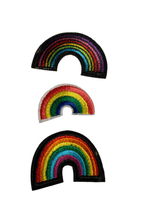 Rainbow Iron on Patches - Slugs & Snails