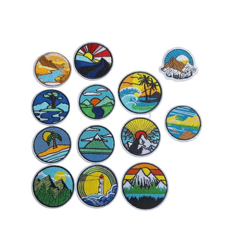 Round scenic patches - Slugs & Snails